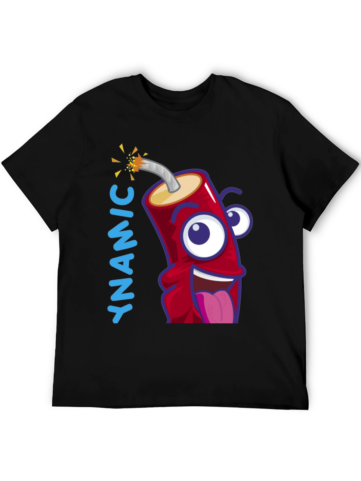 Dynamic Cartoon Dynamite Graphic T-Shirt