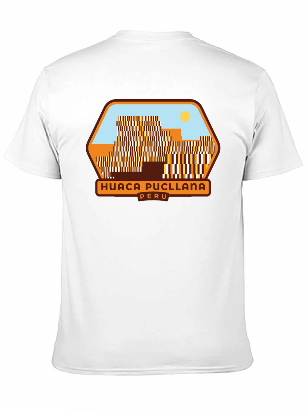 Huaca Pucllana Peru Black Graphic T-Shirt