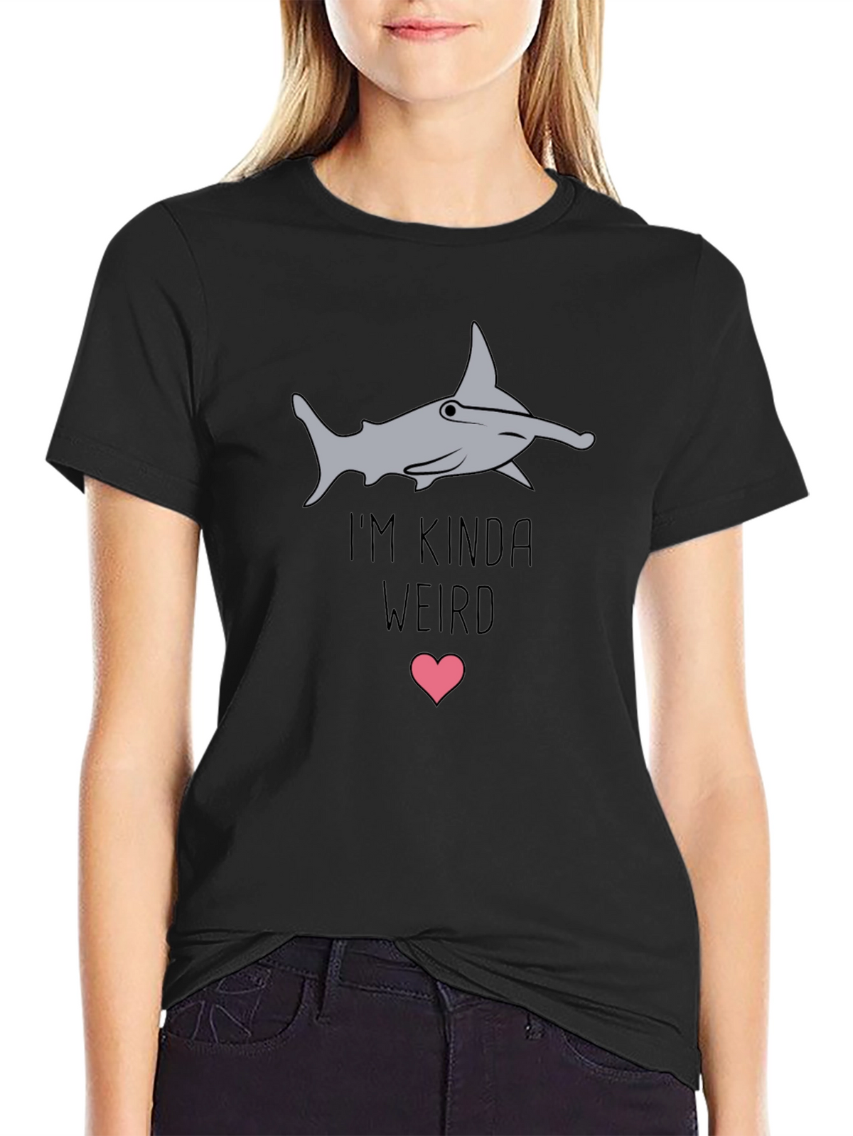 Im Kinda Weird Hammerhead Shark Graphic Tee