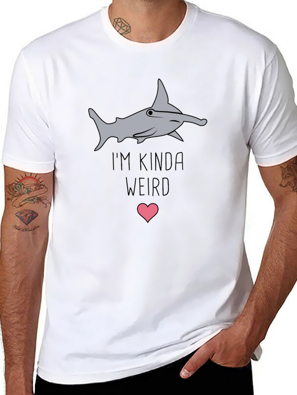Im Kinda Weird Hammerhead Shark Graphic Tee
