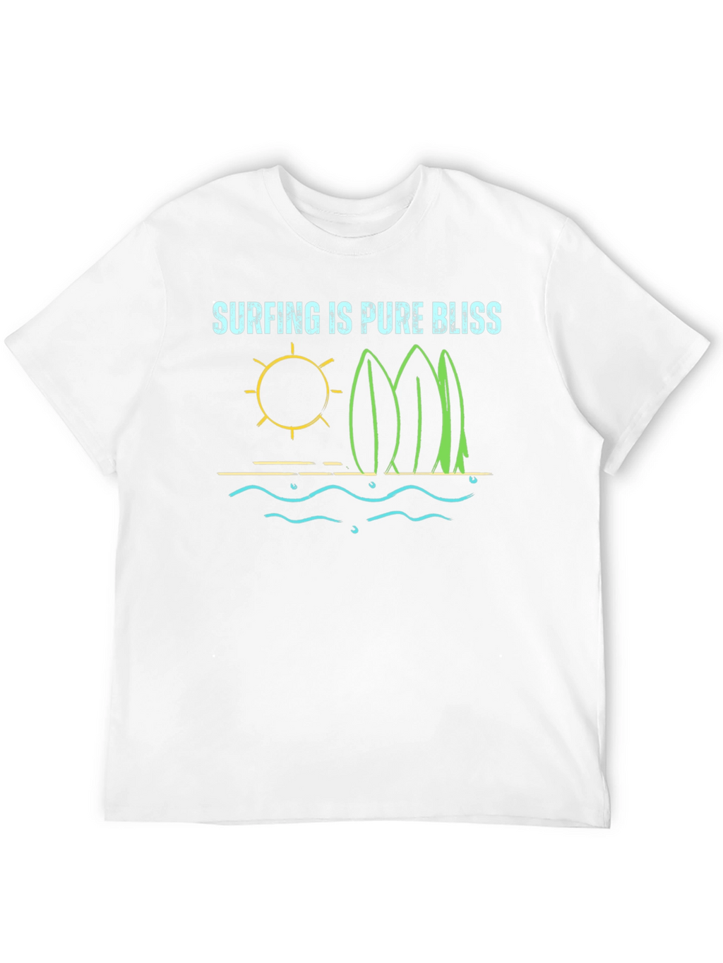 Surfing is Pure Bliss Tee - Beach Vibes