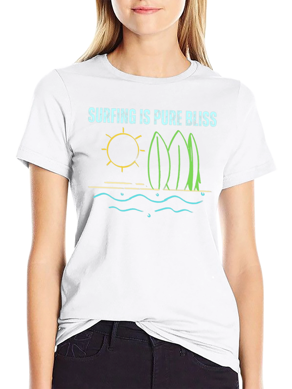 Surfing is Pure Bliss Tee - Beach Vibes