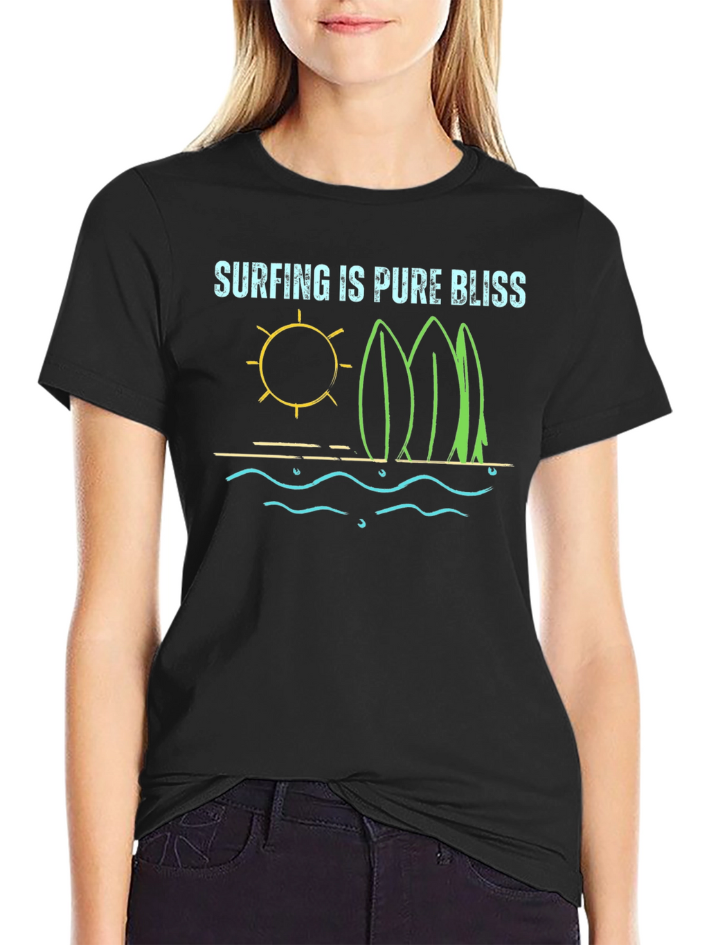 Surfing is Pure Bliss Tee - Beach Vibes