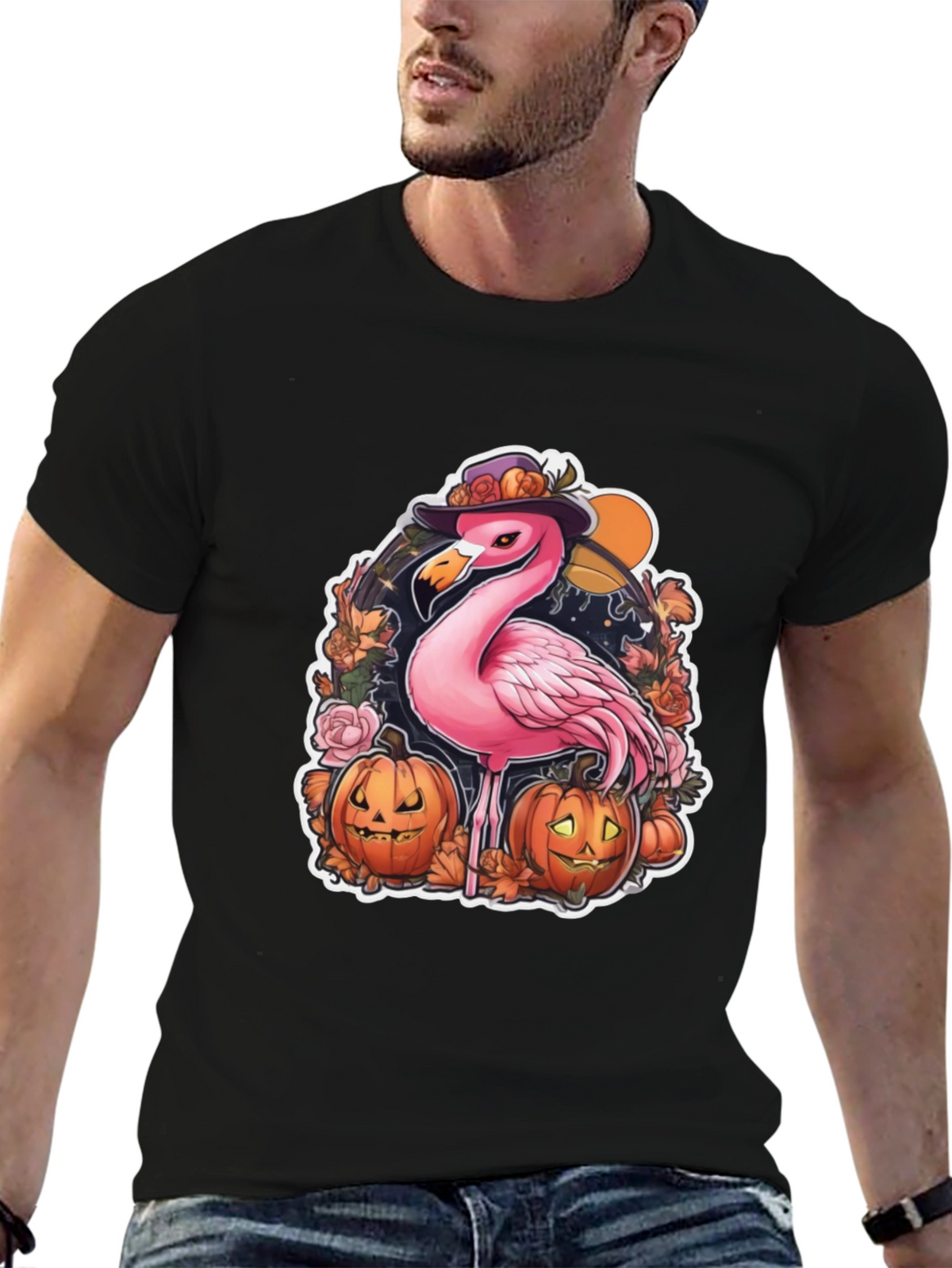 Halloween Flamingo T-Shirt