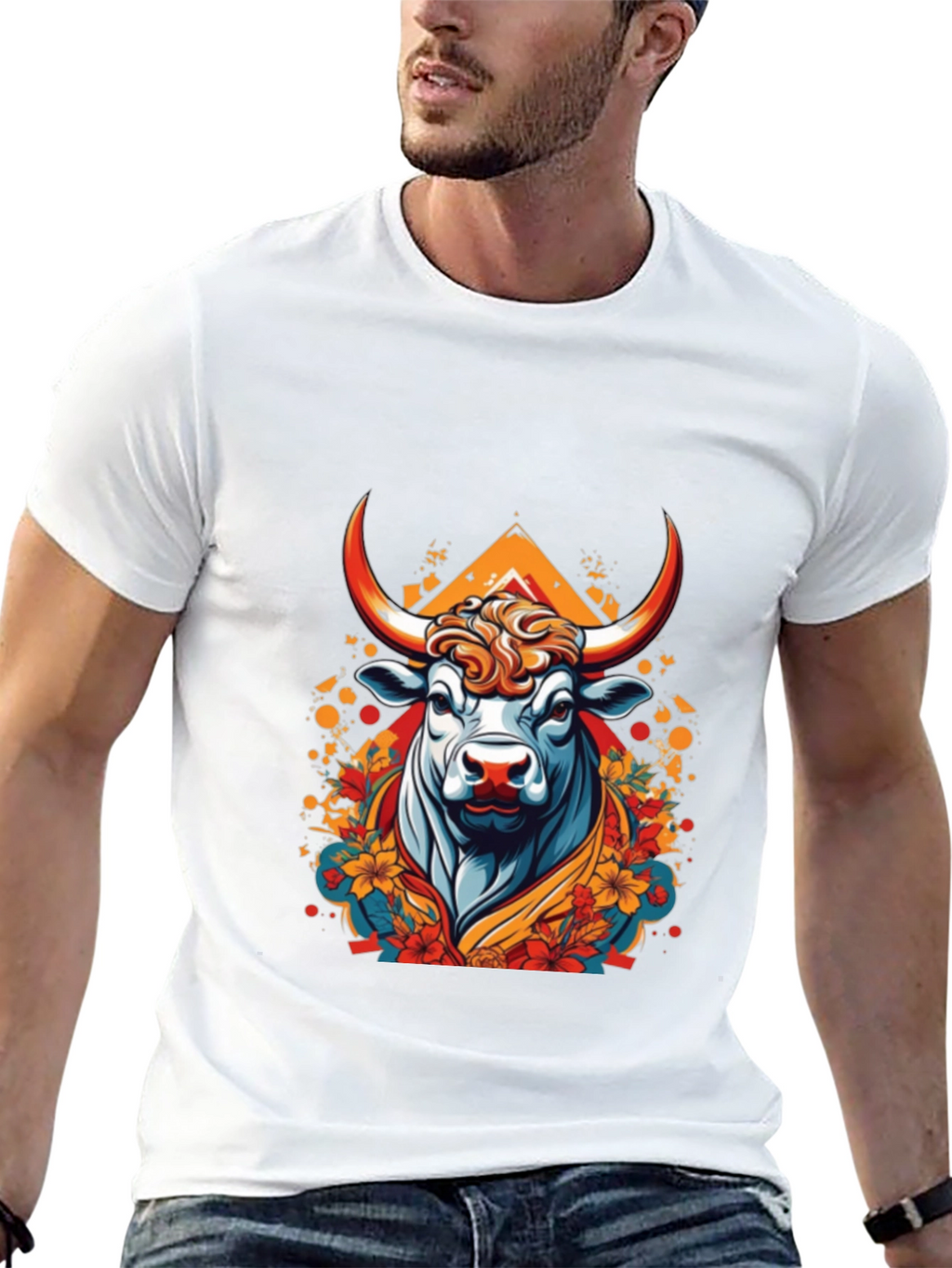 Bold Bull Graphic Tee - Unique Style