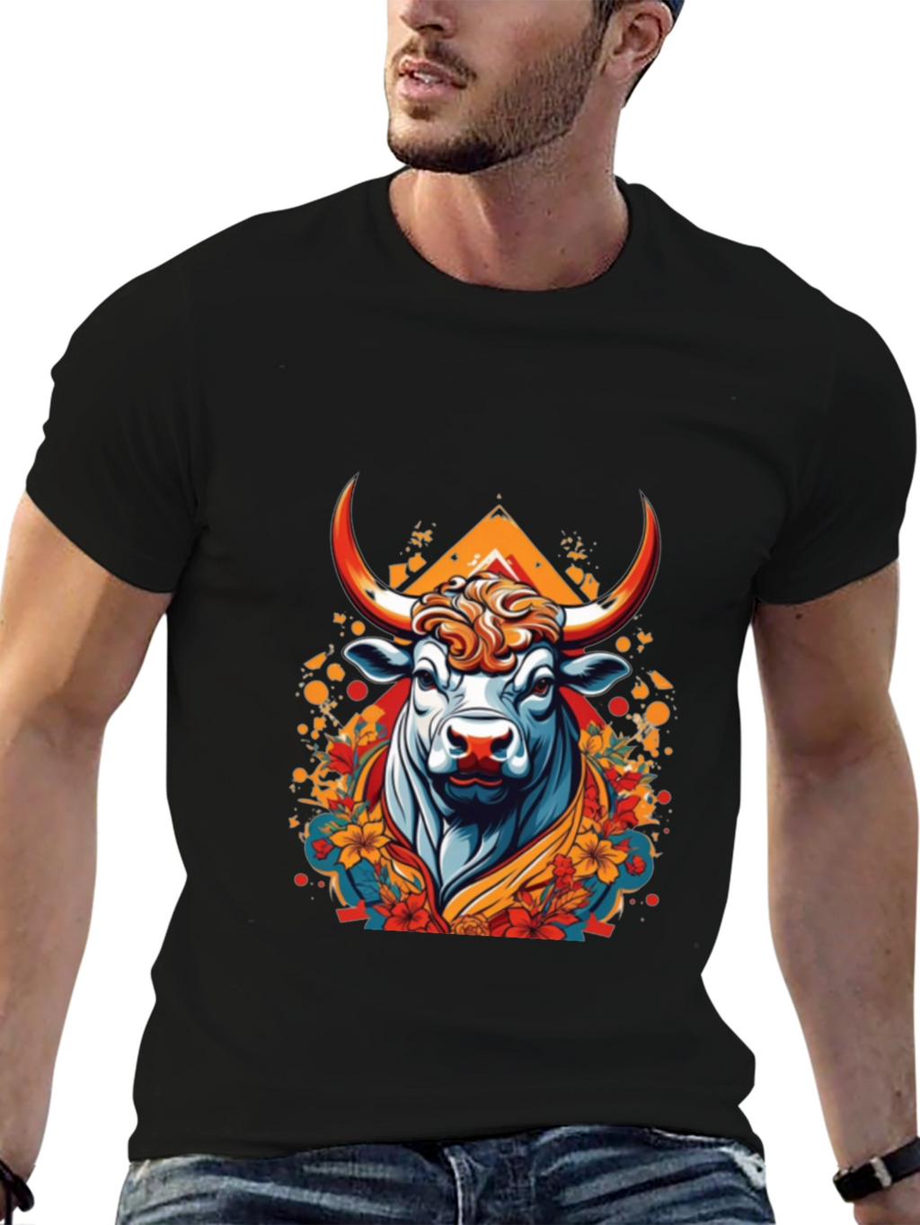Bold Bull Graphic Tee - Unique Style