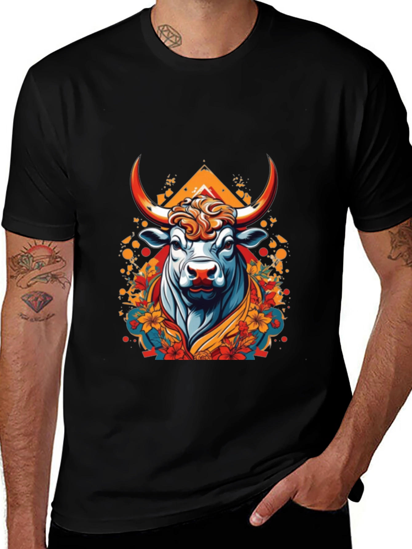 Bold Bull Graphic Tee - Unique Style
