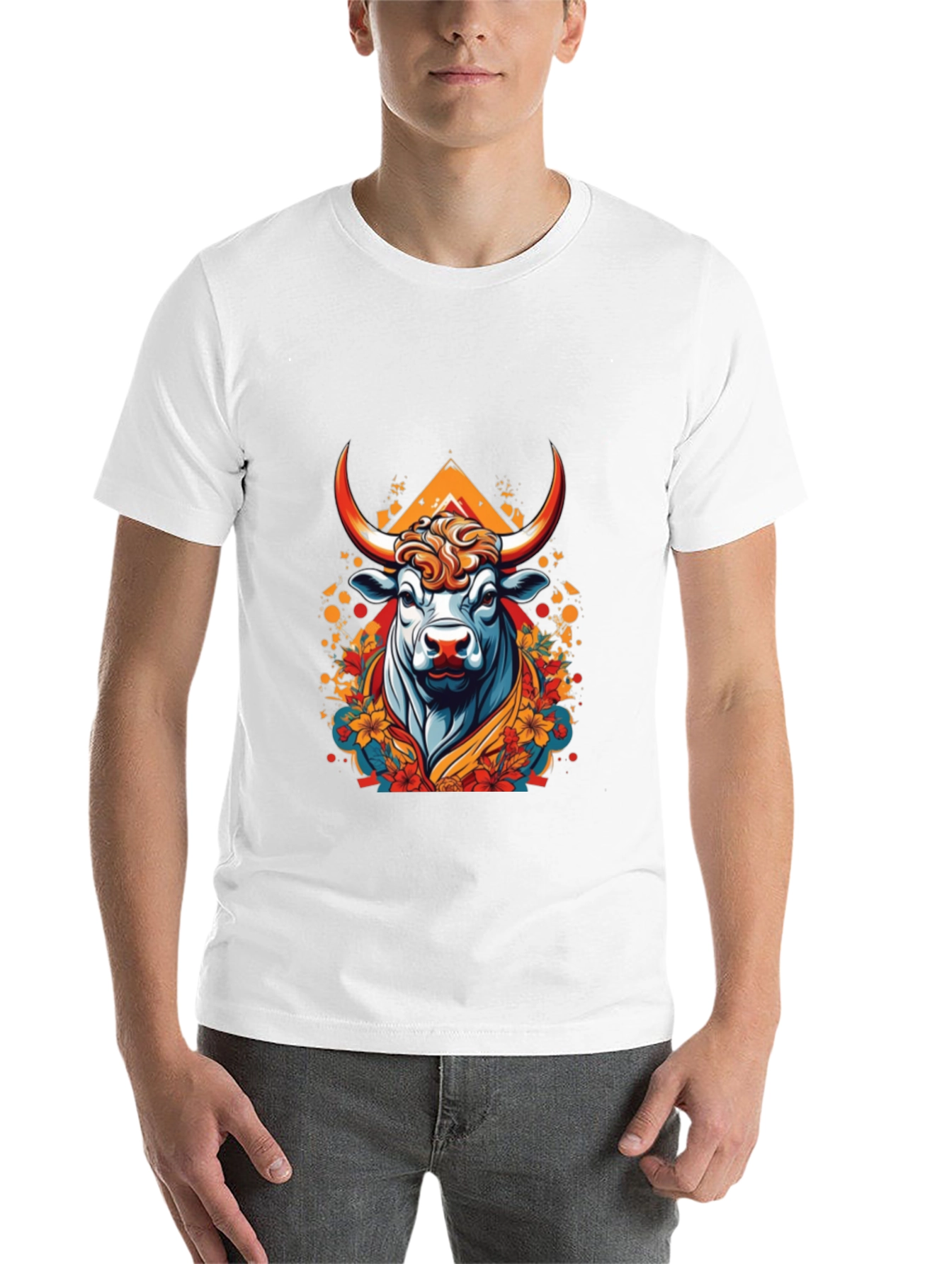 Bold Bull Graphic Tee - Unique Style