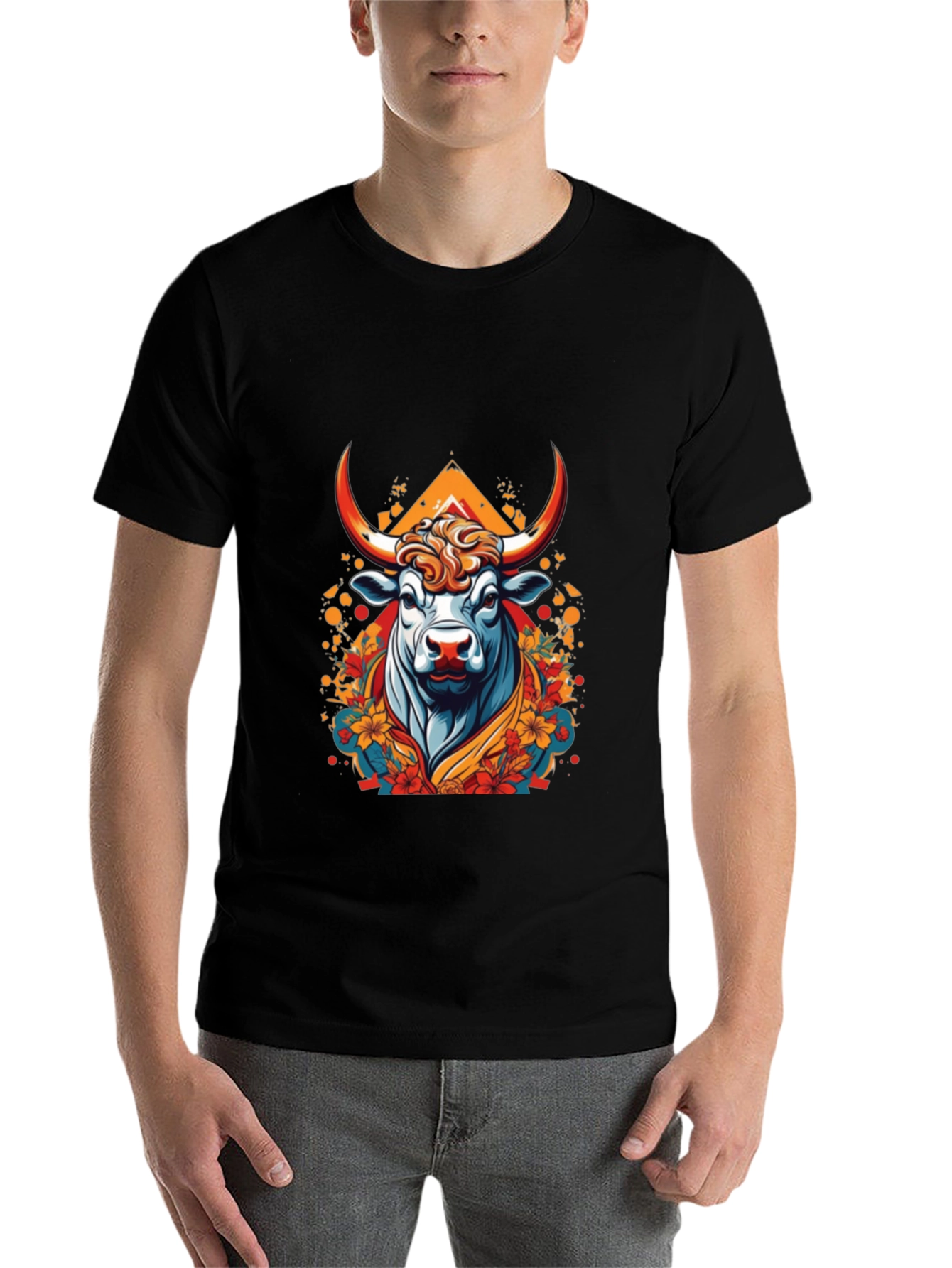 Bold Bull Graphic Tee - Unique Style