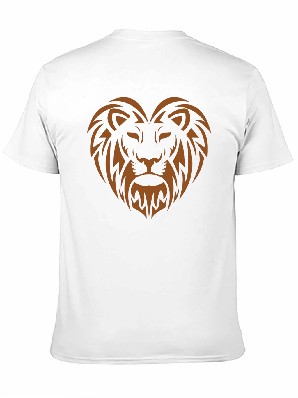 Lion Heart Graphic Tee - Stylish Mens Black T-Shirt