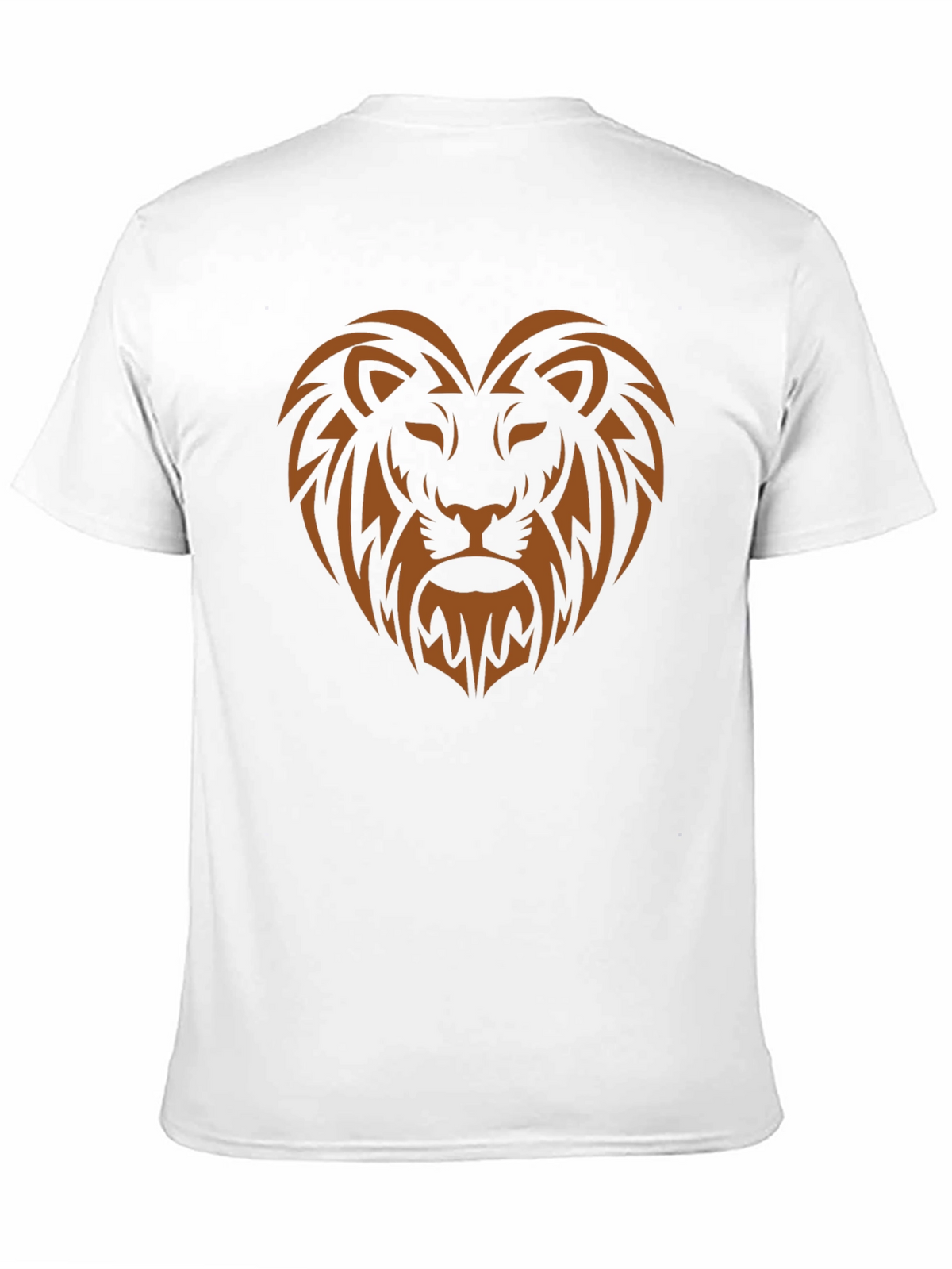 Lion Heart Graphic Tee - Stylish Mens Black T-Shirt