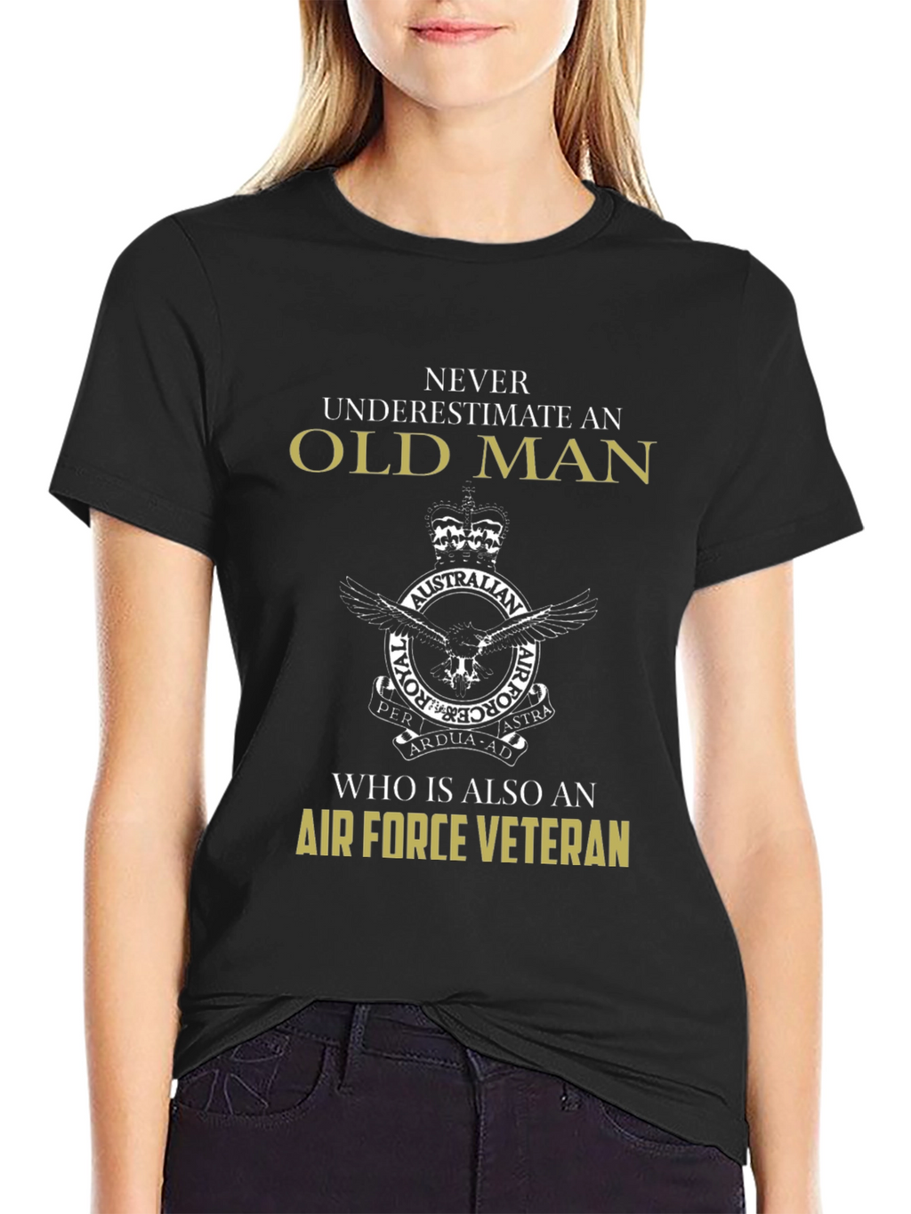Air Force Veteran Old Man T-Shirt