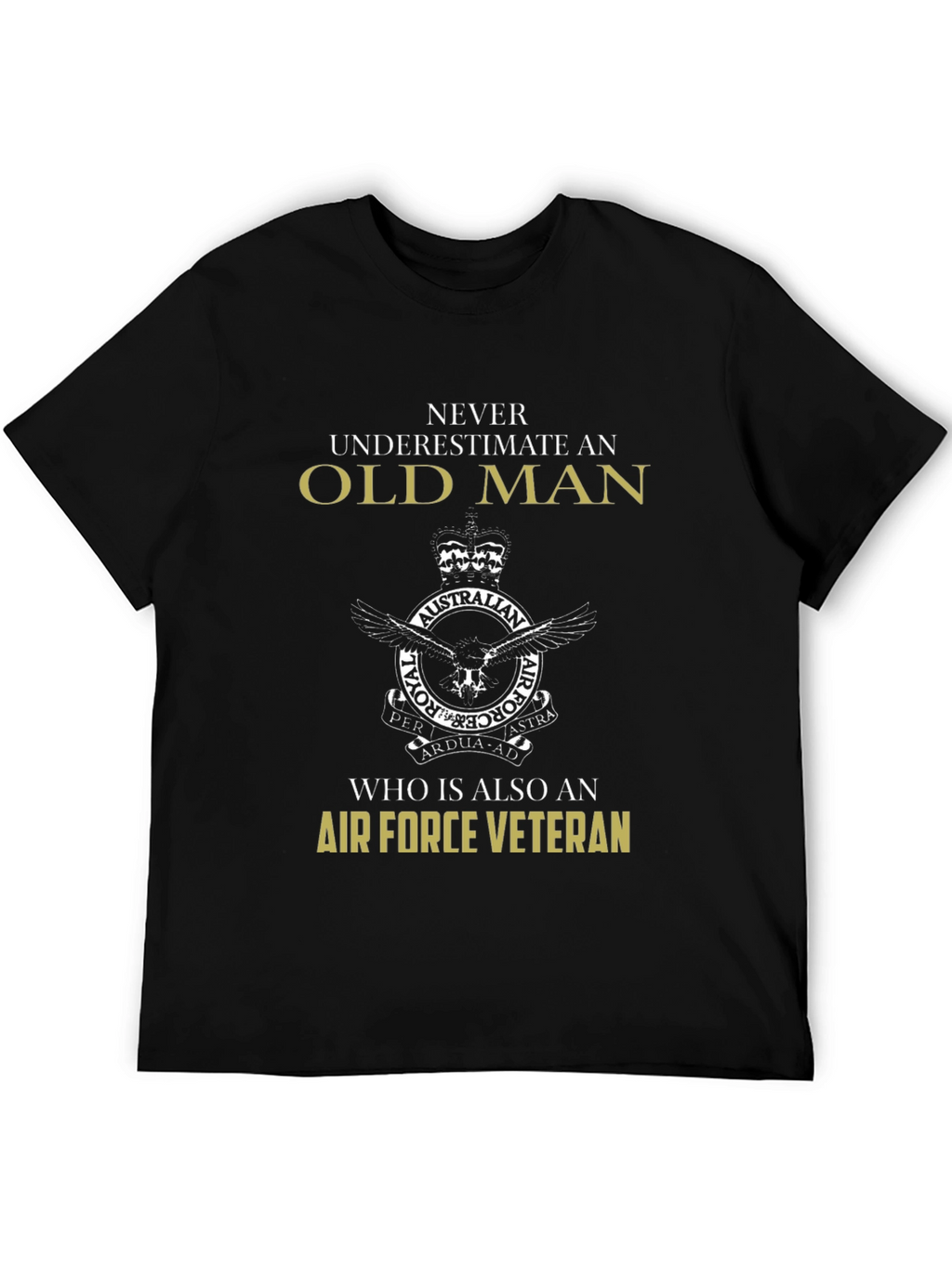 Air Force Veteran Old Man T-Shirt