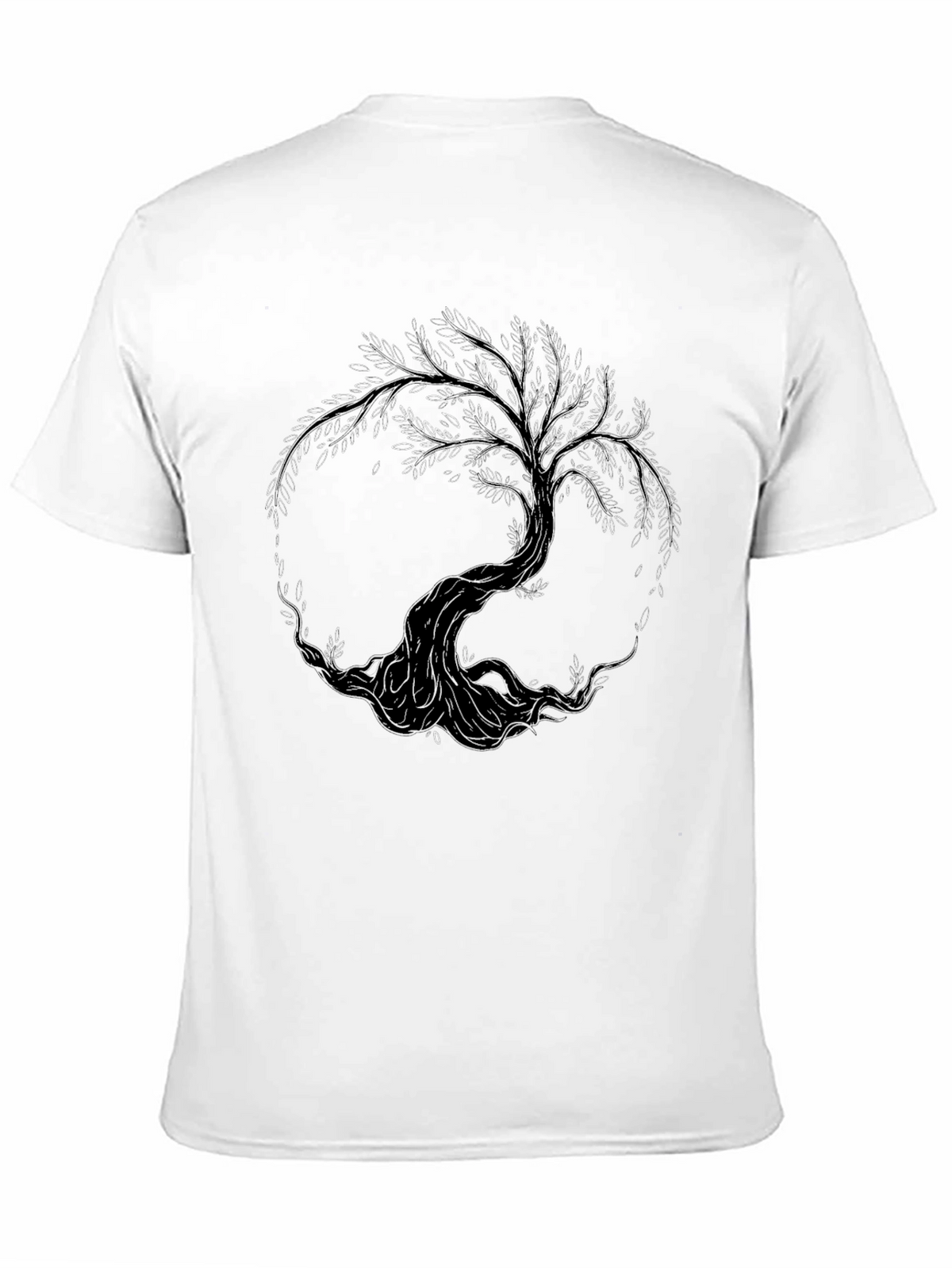 Gothic Tree Graphic Tee - Black Unisex T-Shirt