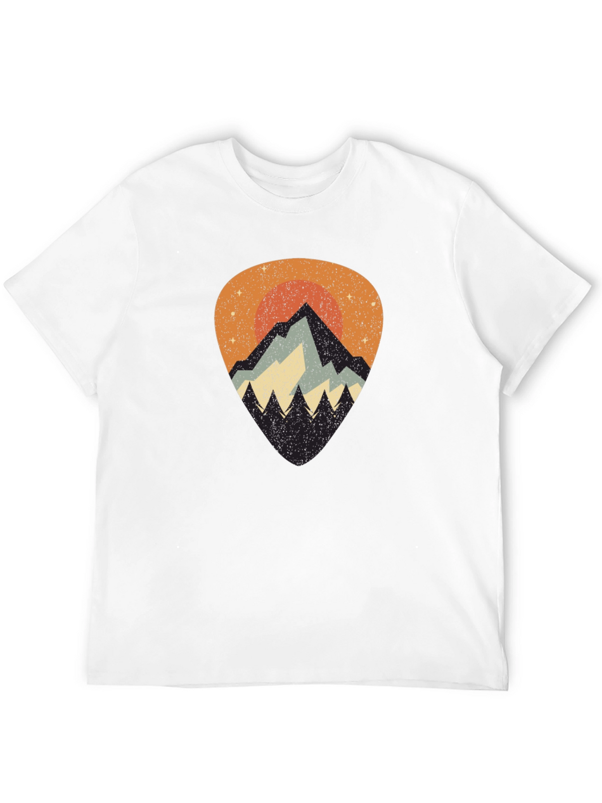 Mountain Sunset Graphic Tee - Nature Inspired T-Shirt