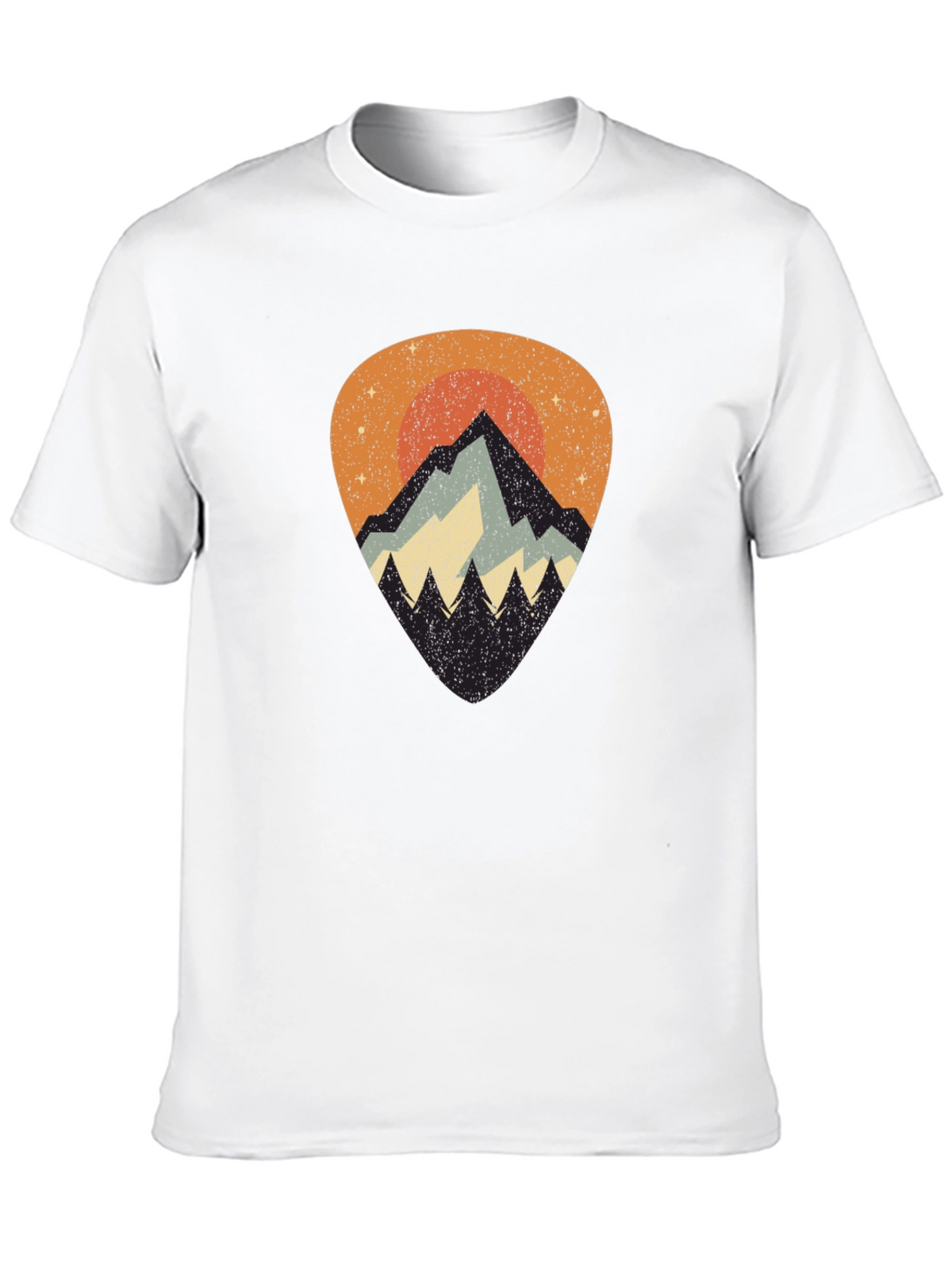 Mountain Sunset Graphic Tee - Nature Inspired T-Shirt