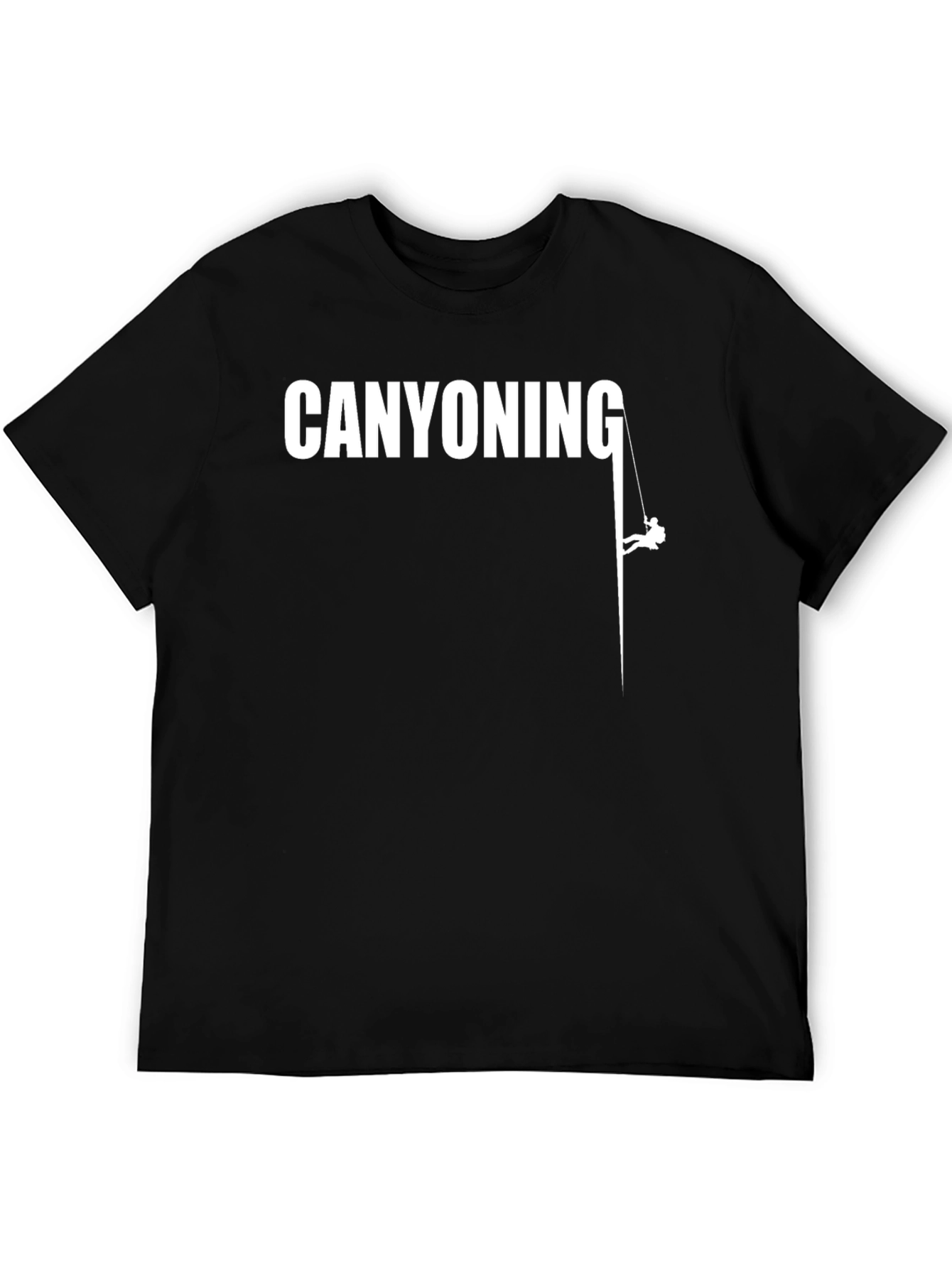 Canyoning Adventure T-Shirt - Rappel Design