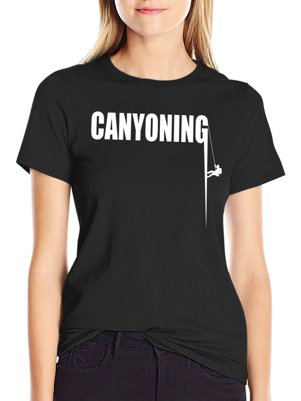 Canyoning Adventure T-Shirt - Rappel Design