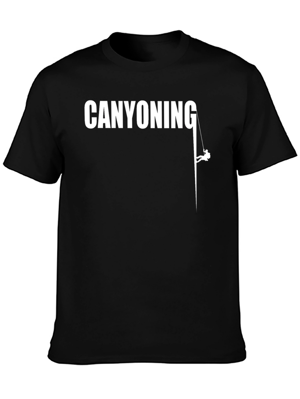 Canyoning Adventure T-Shirt - Rappel Design