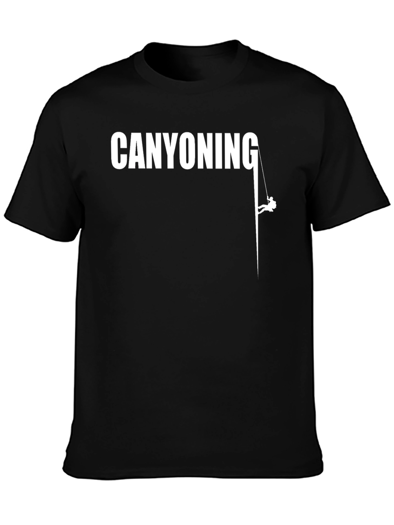 Canyoning Adventure T-Shirt - Rappel Design