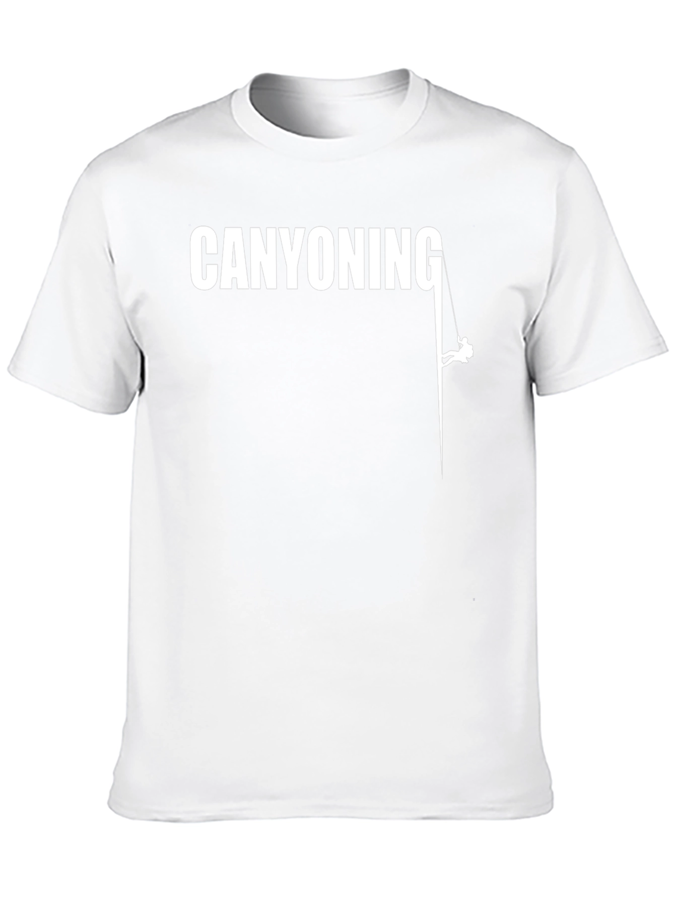 Canyoning Adventure T-Shirt - Rappel Design