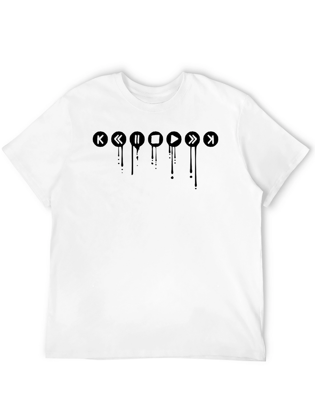 Dripping Media Player T-Shirt