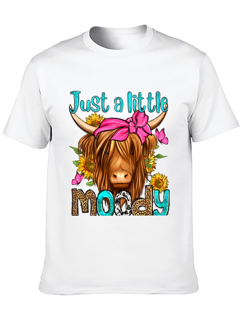 Just a Little Moody Highland Cow T-Shirt