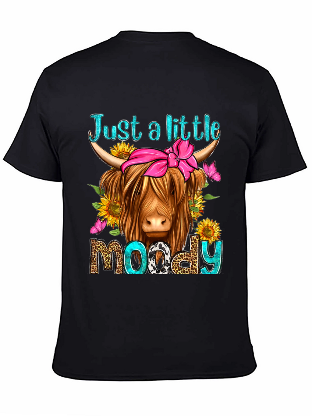 Just a Little Moody Highland Cow T-Shirt