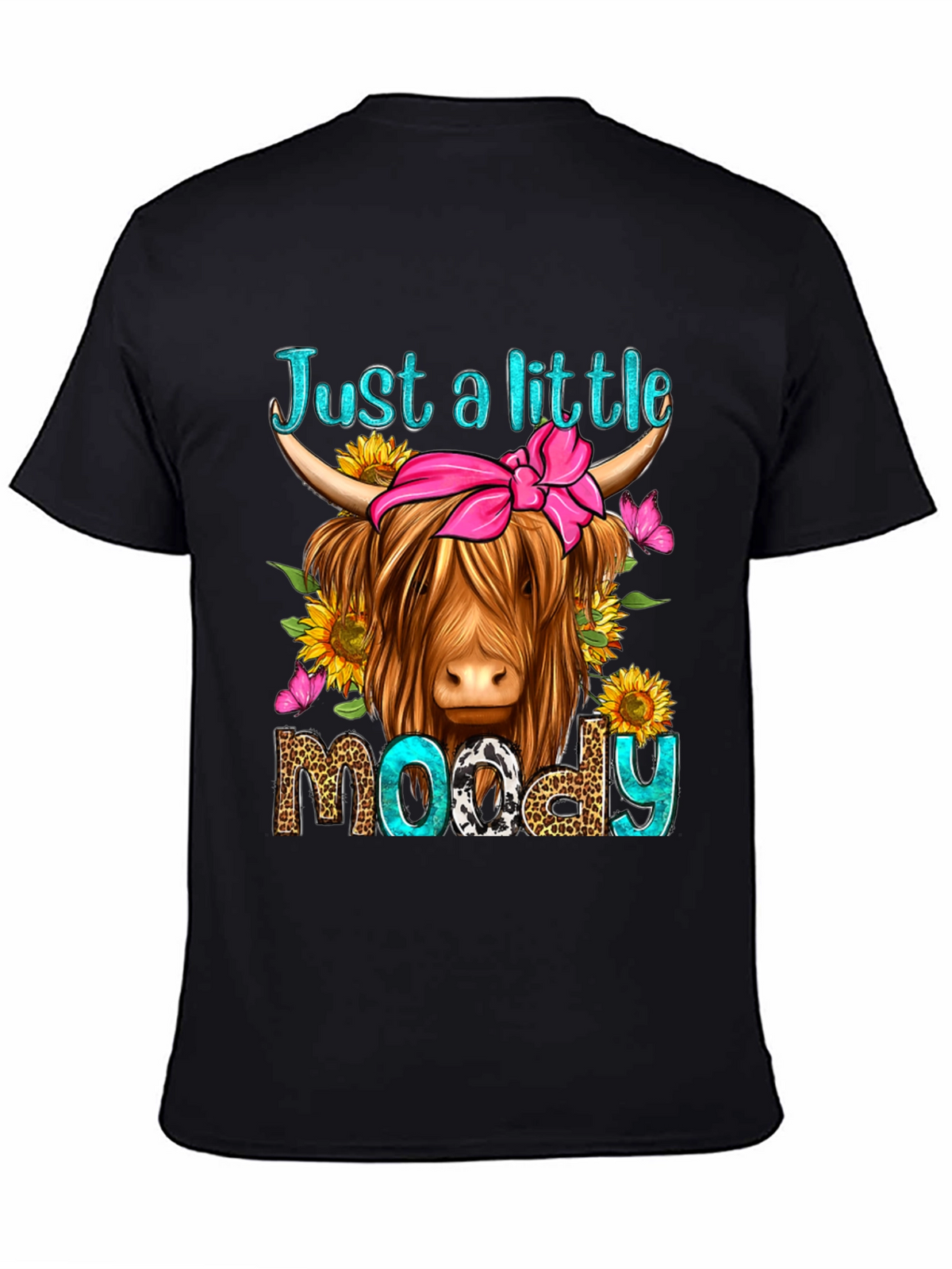 Just a Little Moody Highland Cow T-Shirt