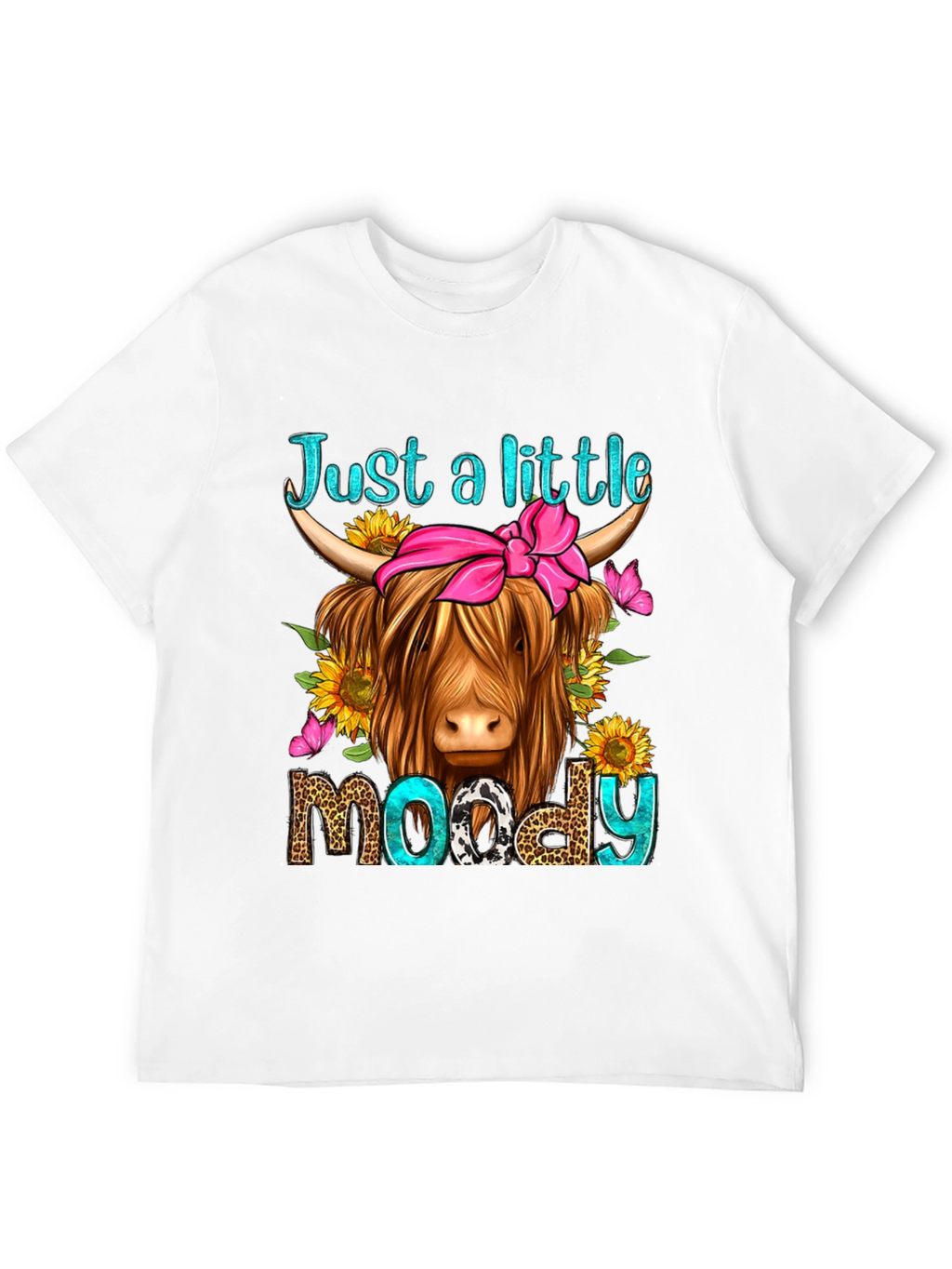 Just a Little Moody Highland Cow T-Shirt