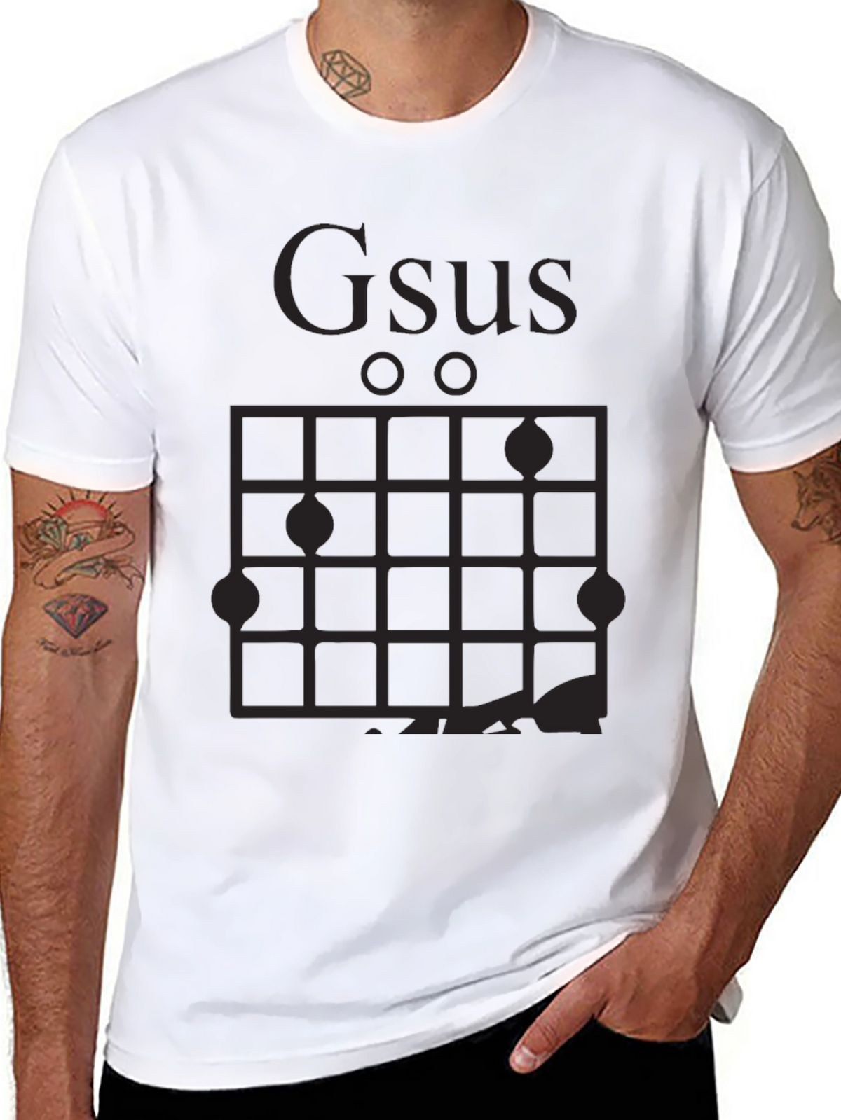 Gsus Chord T-Shirt - Musicians Tee