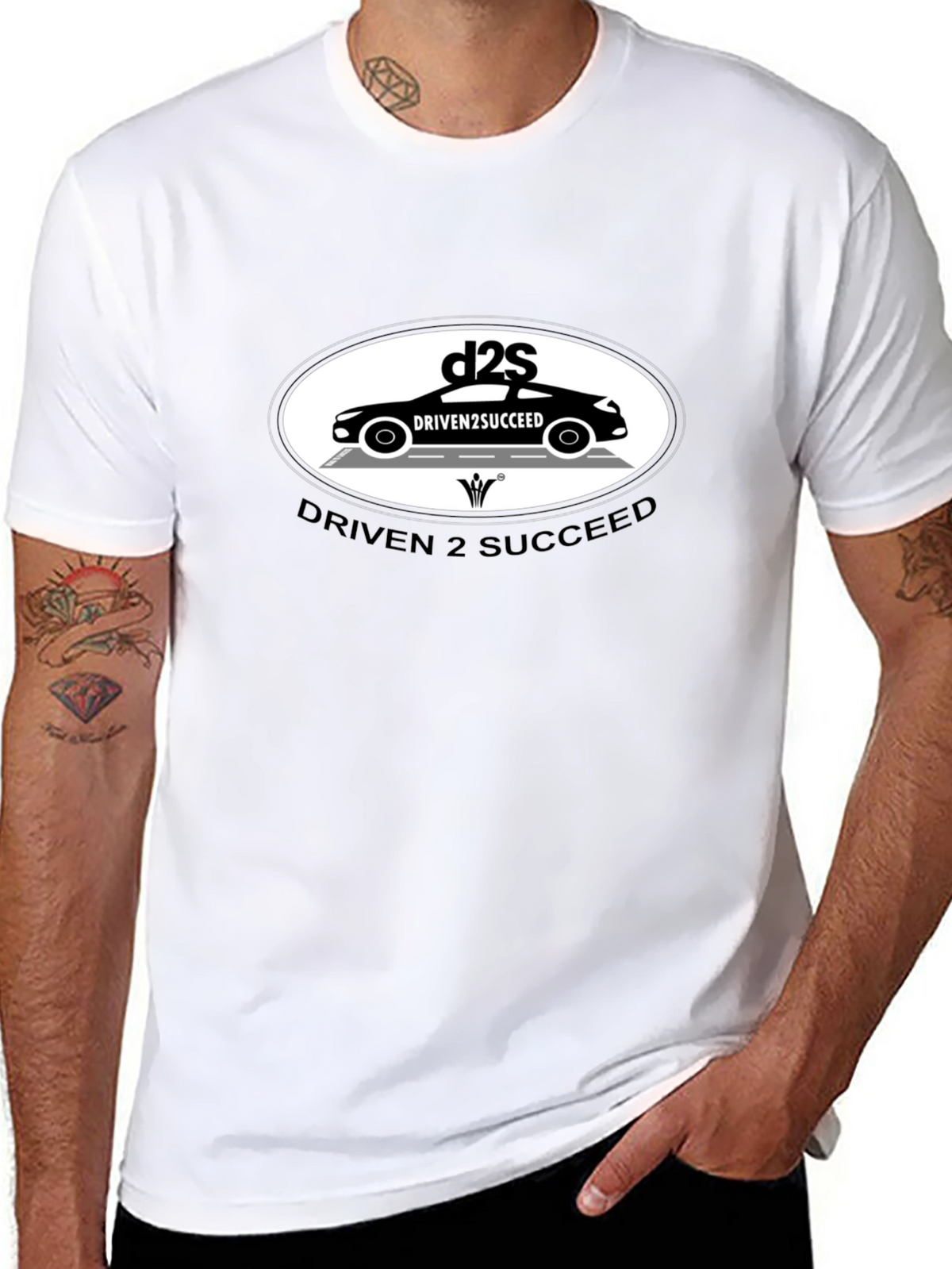 Driven 2 Succeed Black Graphic Tee