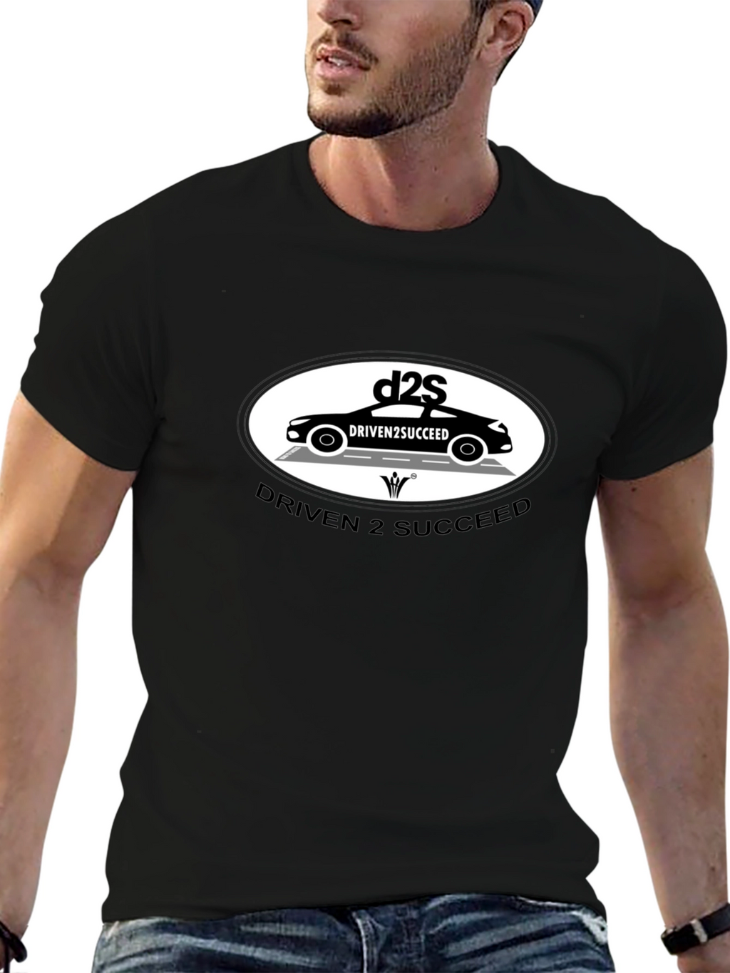 Driven 2 Succeed Black Graphic Tee