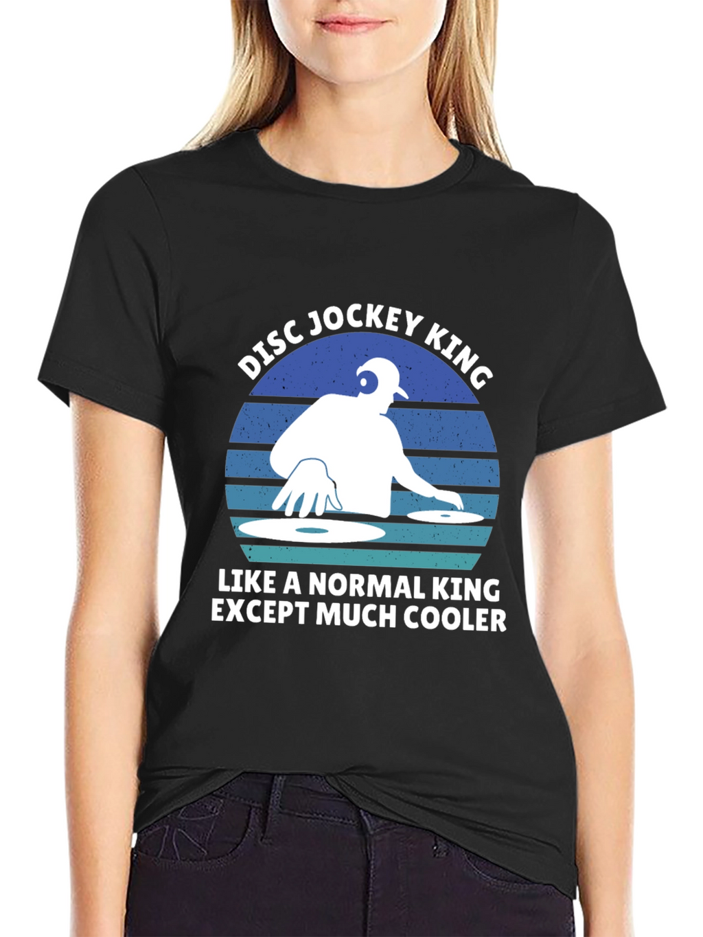 DJ King Graphic Tee - Cool Disc Jockey T-Shirt