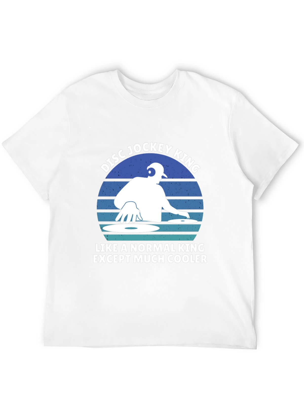DJ King Graphic Tee - Cool Disc Jockey T-Shirt