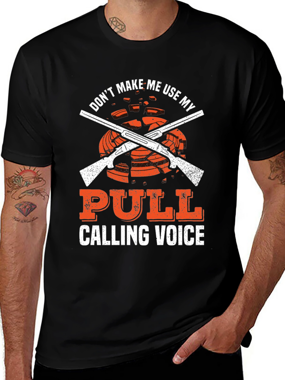 Pull Calling Voice T-Shirt - Skeet Shooting Tee