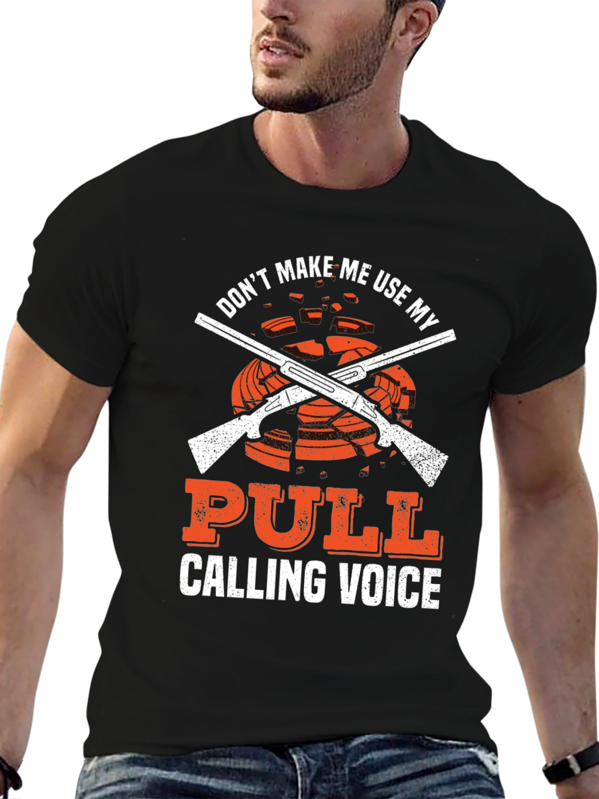 Pull Calling Voice T-Shirt - Skeet Shooting Tee