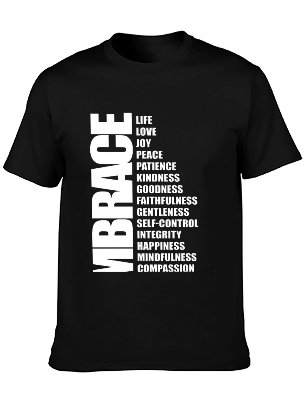 Embrace Kindness Black Graphic Tee