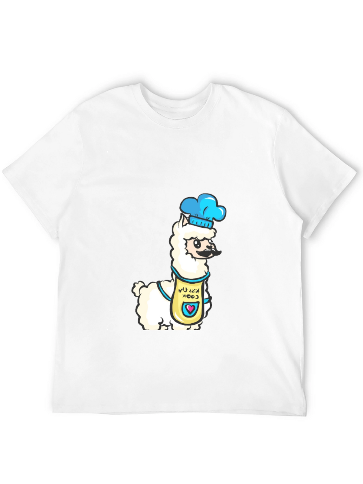 Chef Llama Graphic Tee - Funny Cook T-Shirt