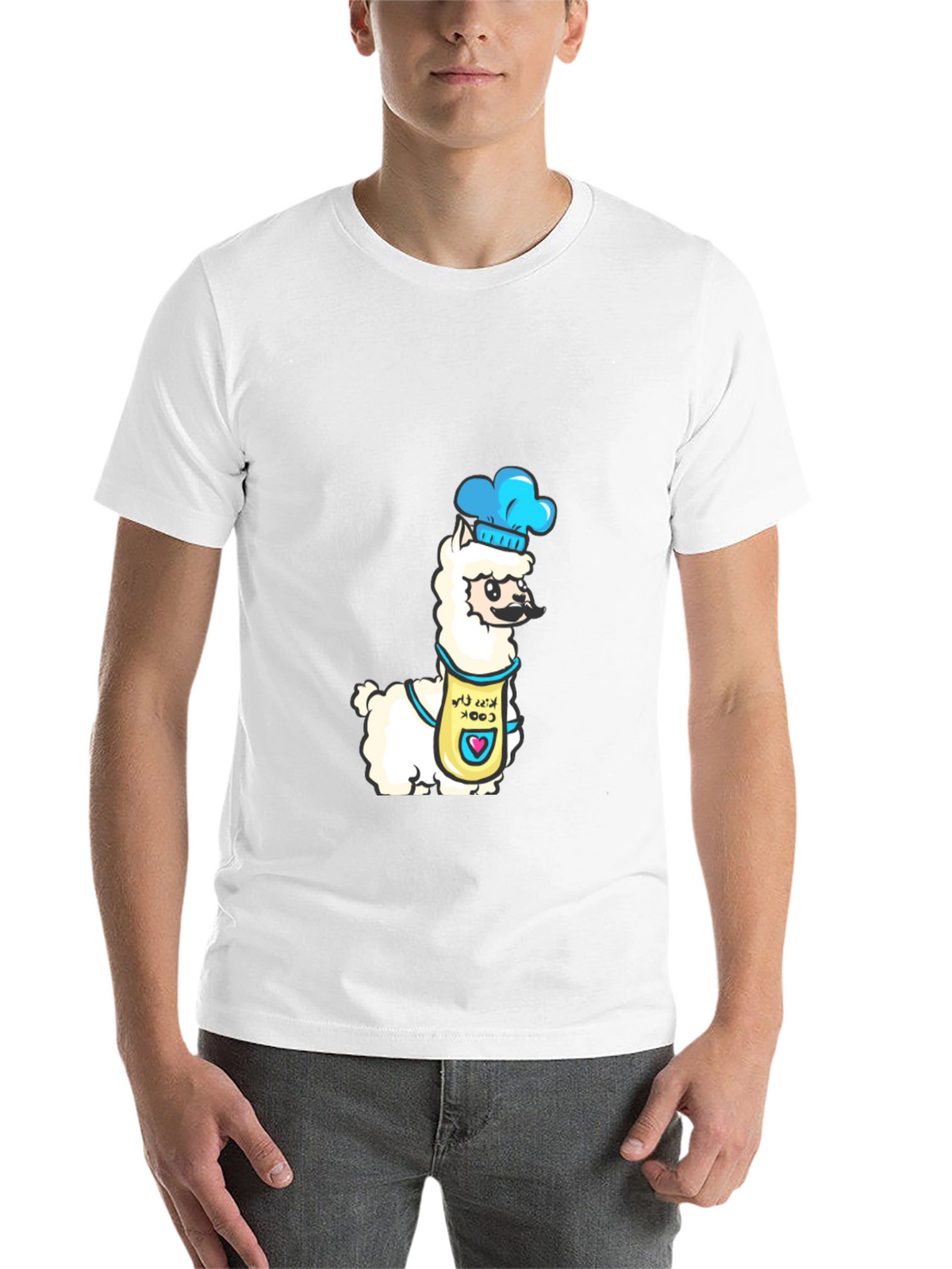Chef Llama Graphic Tee - Funny Cook T-Shirt