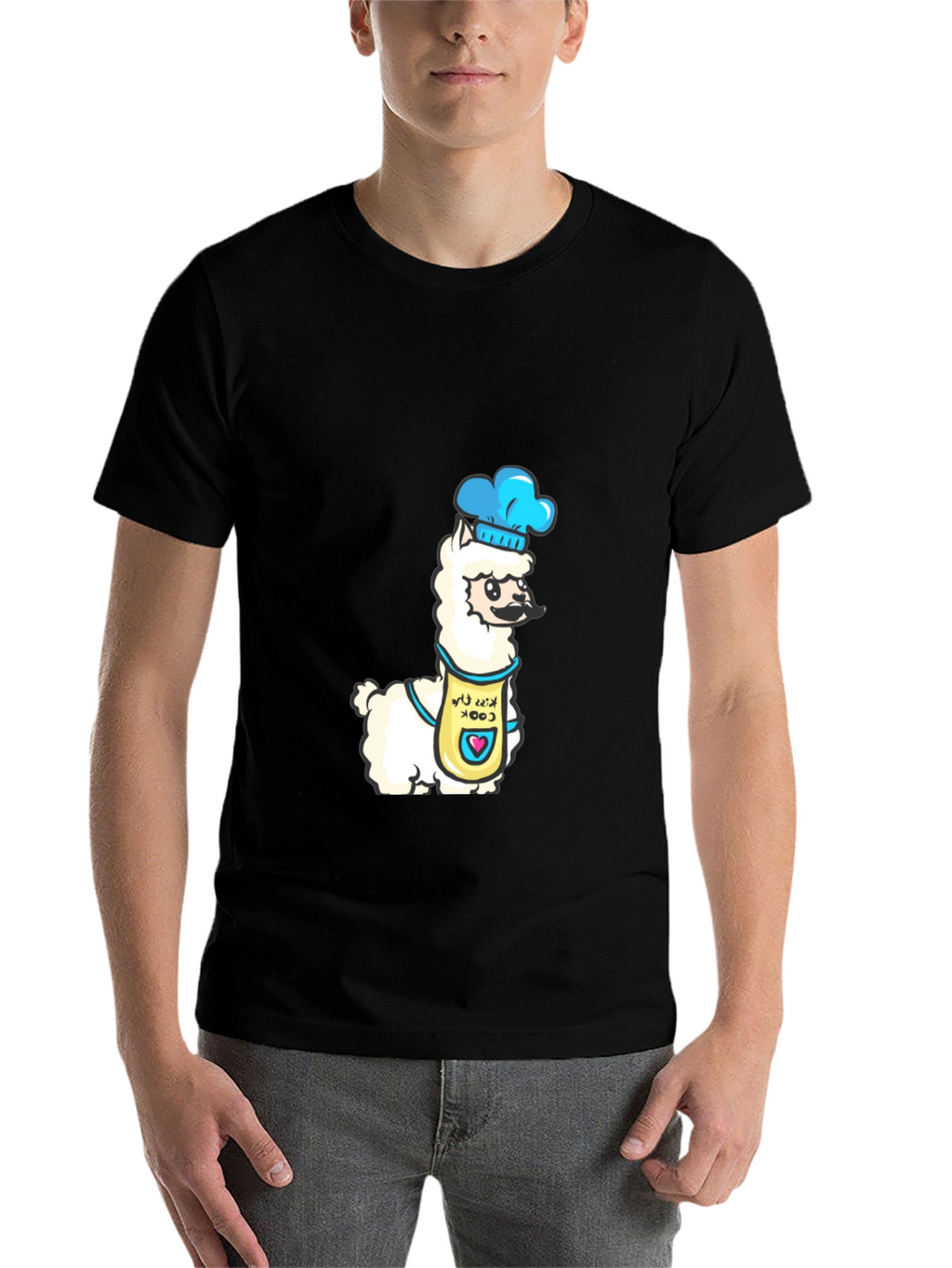 Chef Llama Graphic Tee - Funny Cook T-Shirt