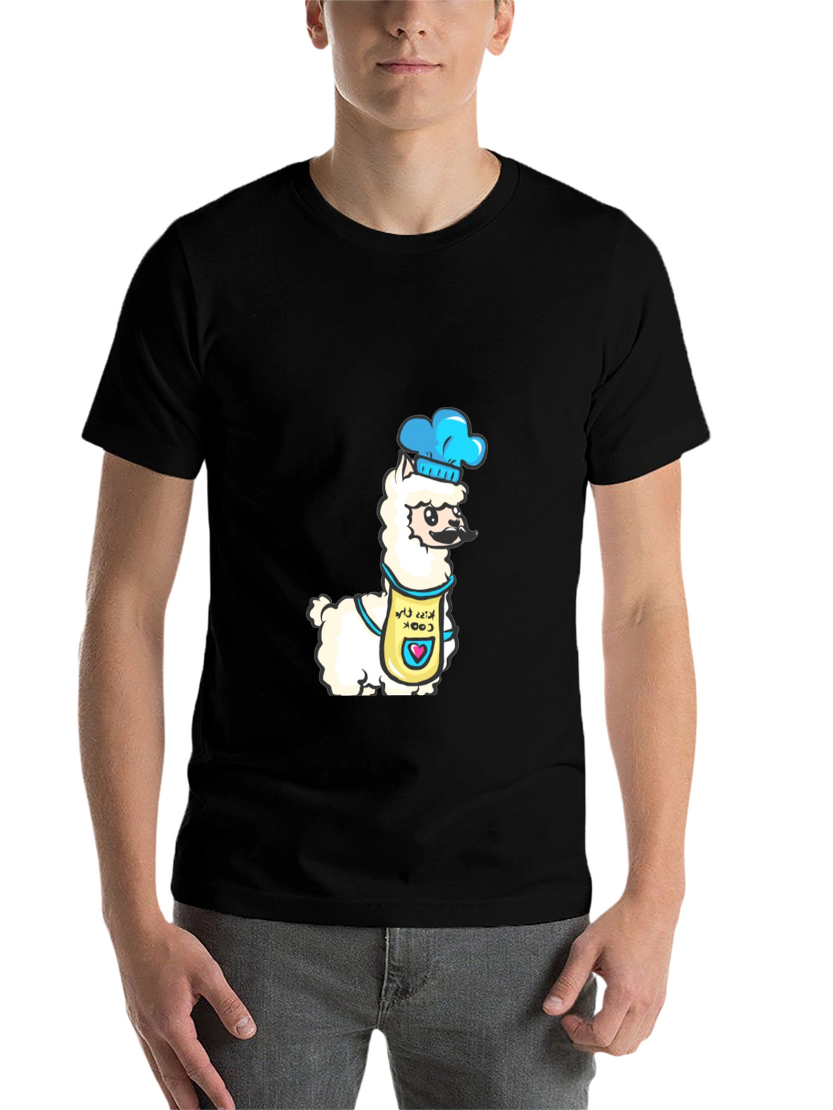 Chef Llama Graphic Tee - Funny Cook T-Shirt