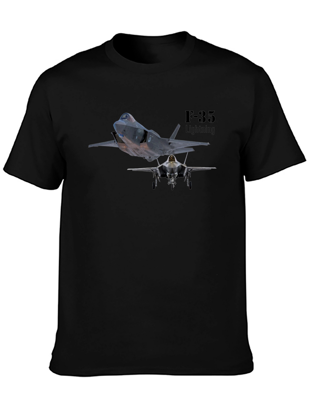 F-35 Lightning Black T-Shirt