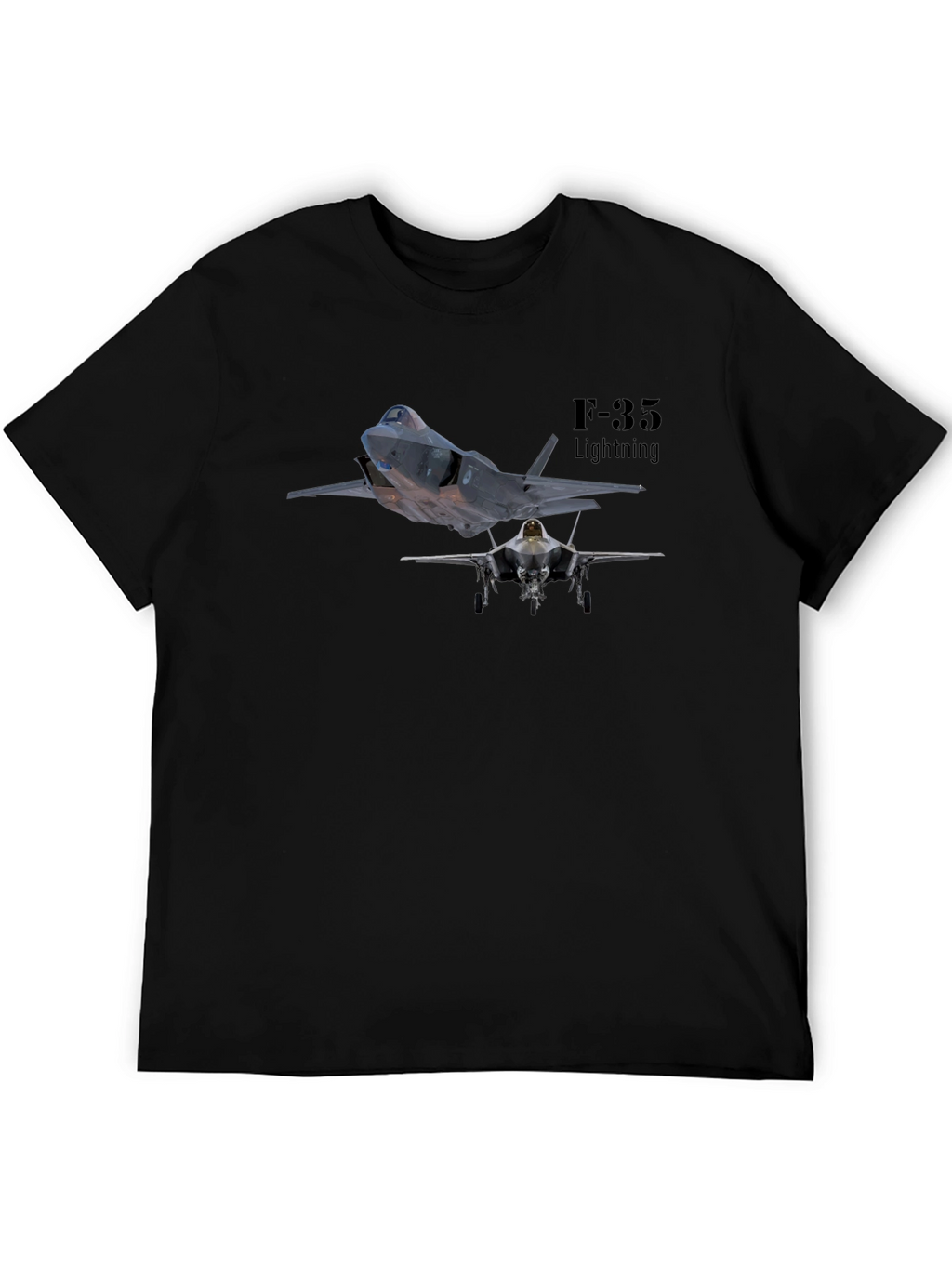 F-35 Lightning Black T-Shirt