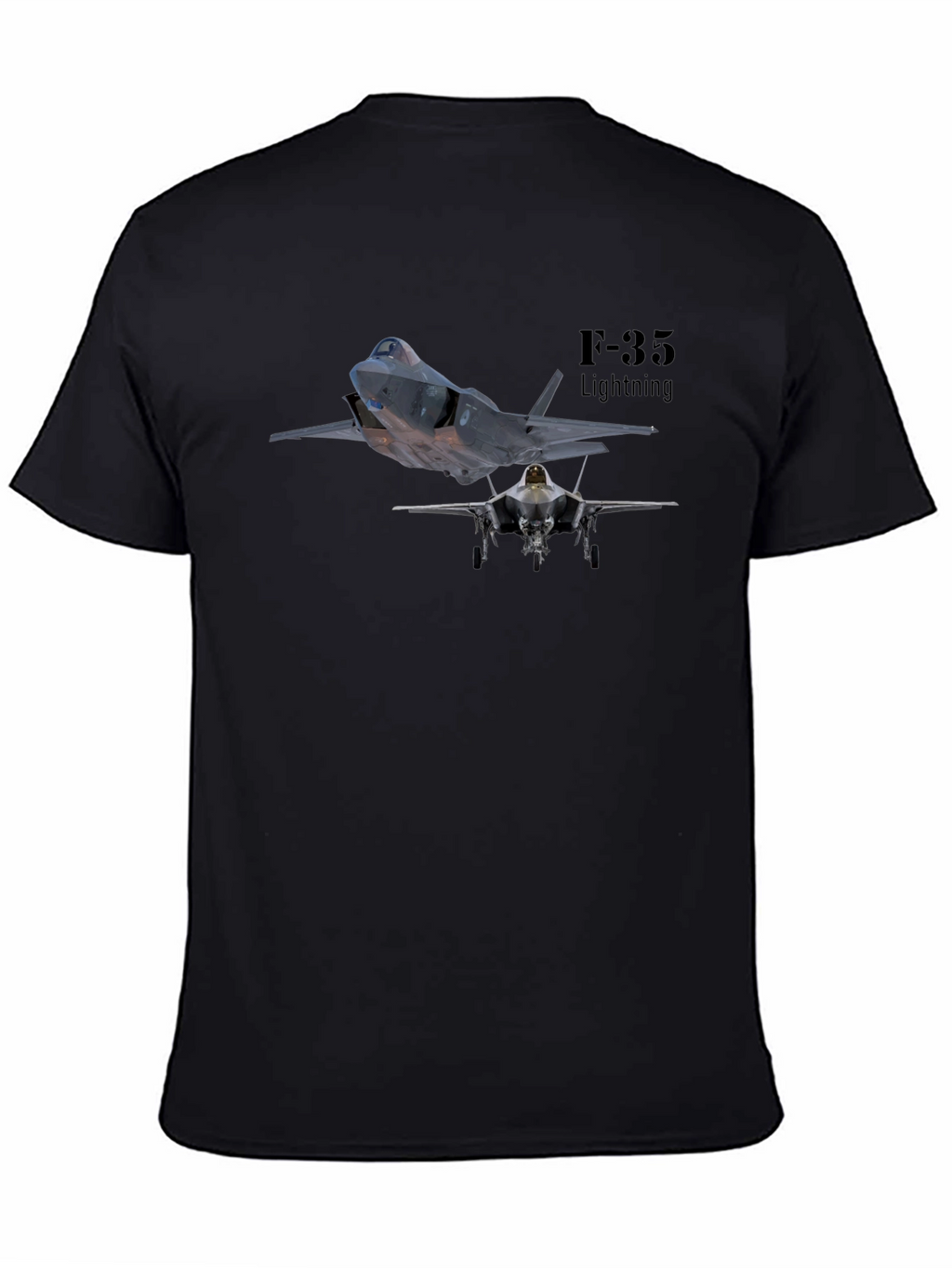 F-35 Lightning Black T-Shirt