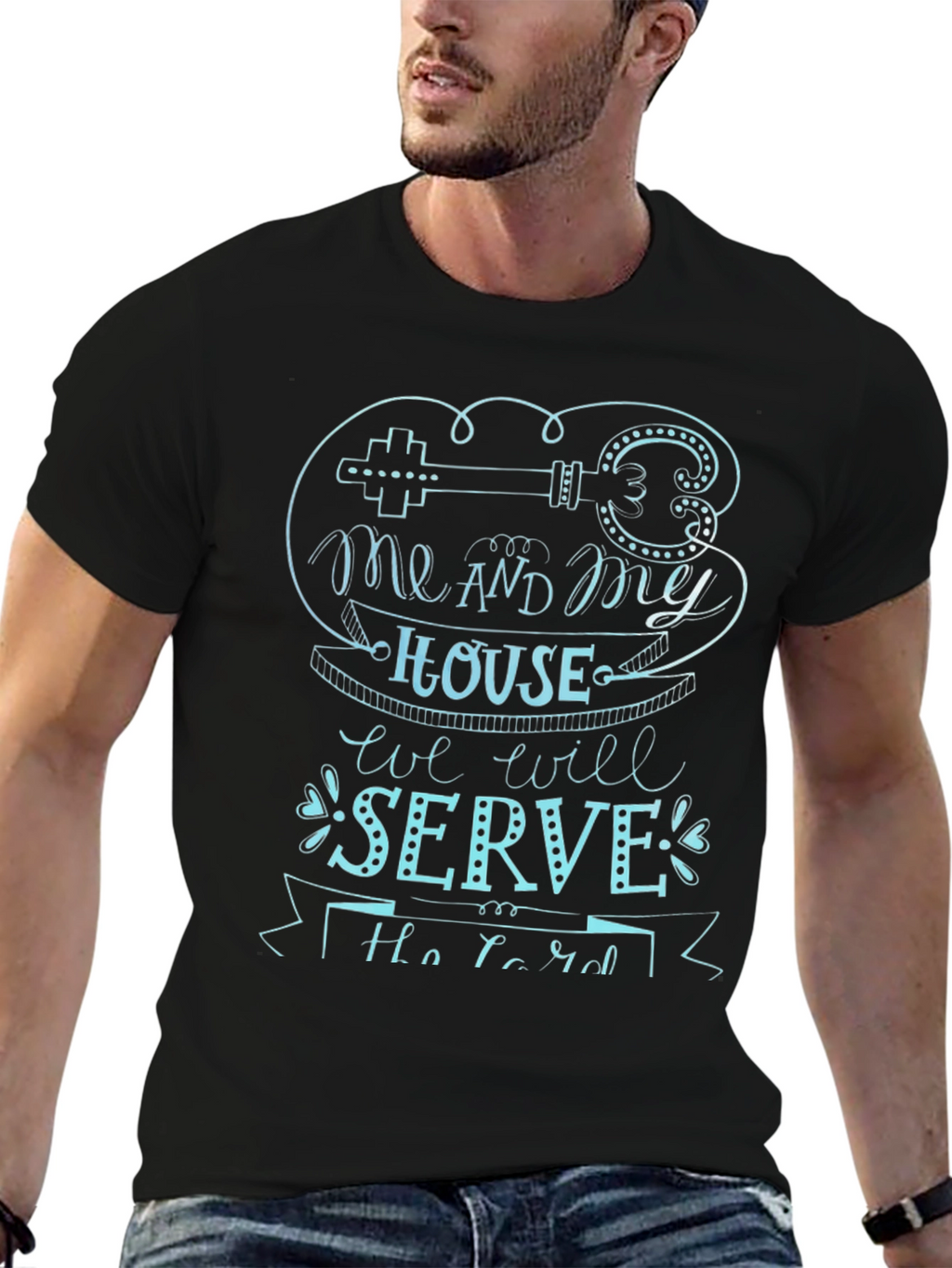 Me and My House T-Shirt - Christian Graphic Tee