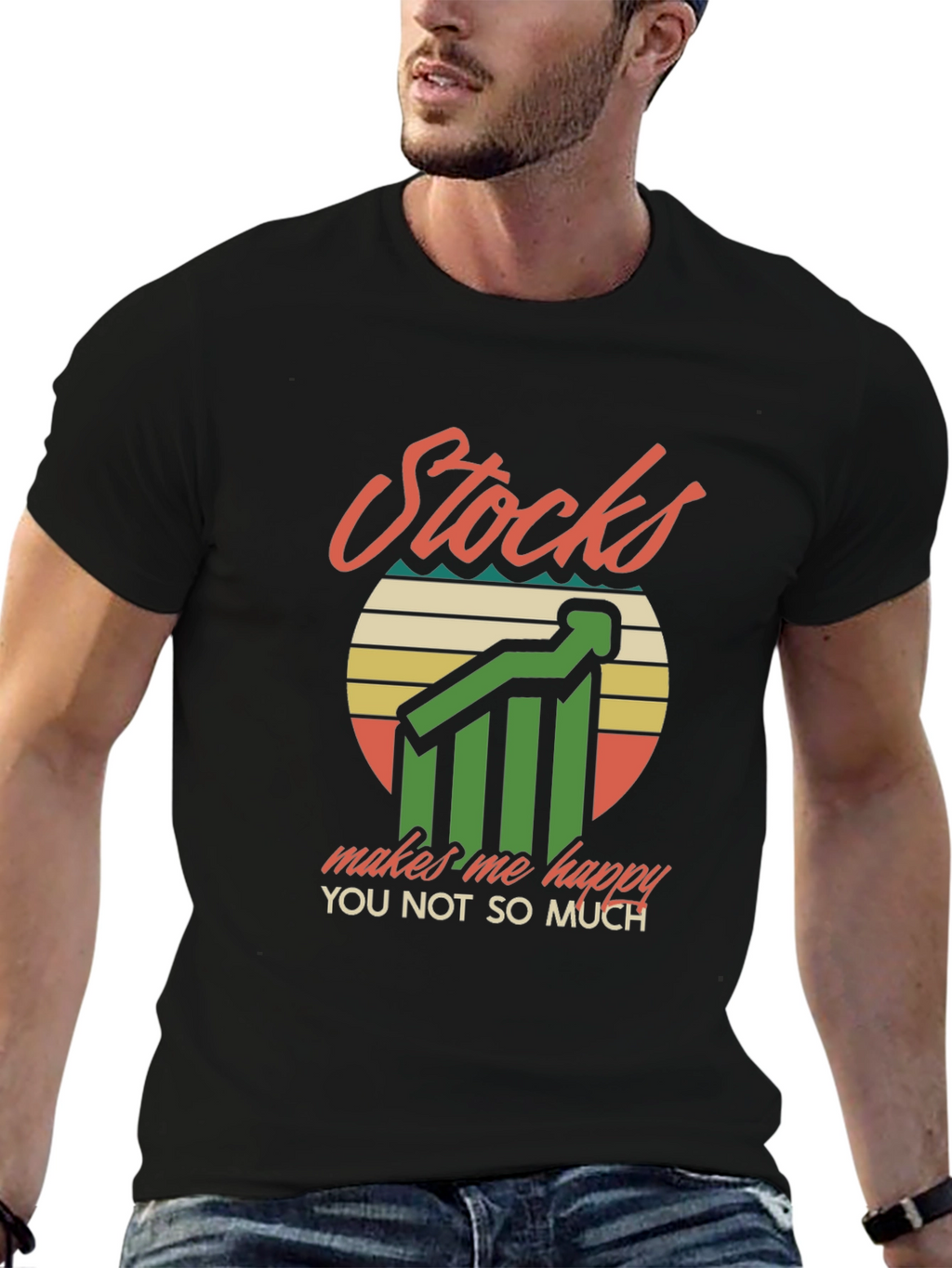 Stocks Make Me Happy T-Shirt