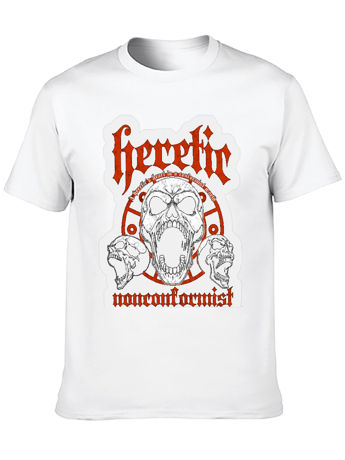 Heretic Nonconformist Graphic Tee - Black