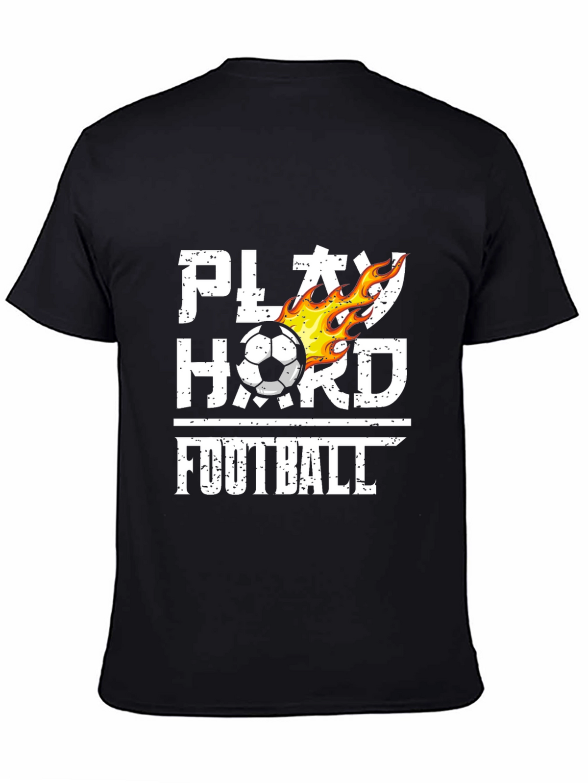 Play Hard Football T-Shirt Black