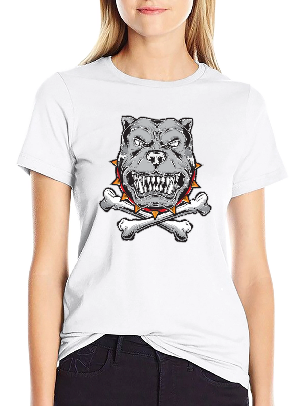 Mens Graphic Tee - Angry Dog Design